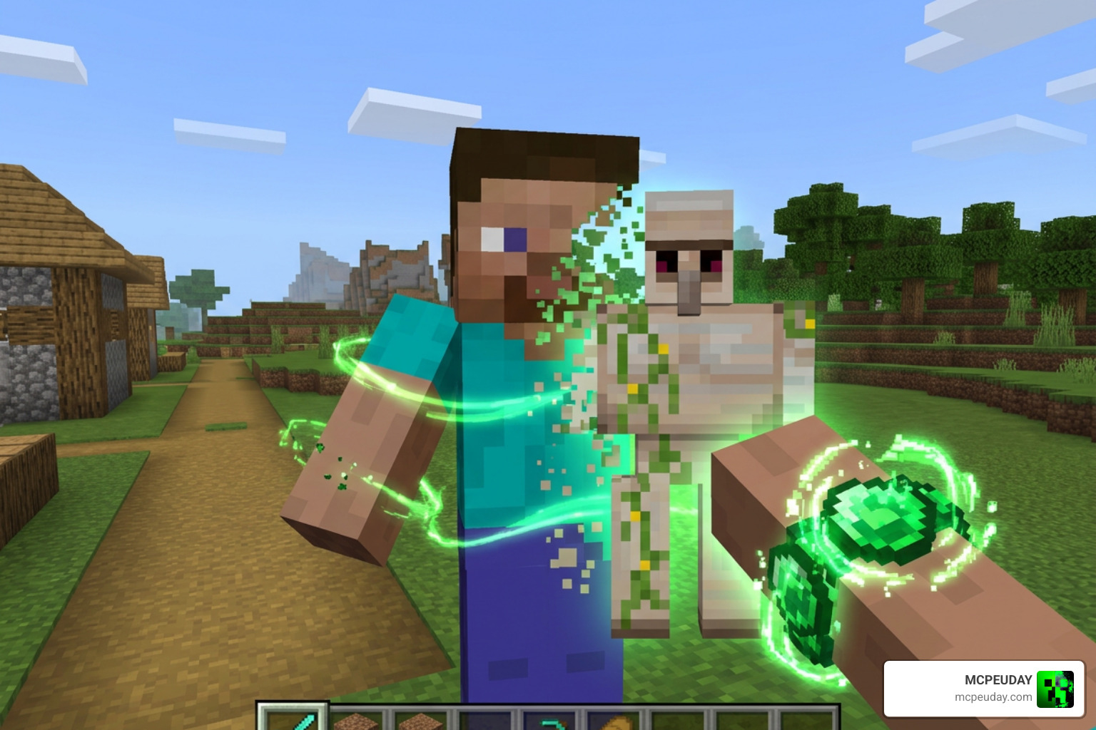 Morphing Bracelet Addon MOD Minecraft Bedrock shapeshifting gameplay