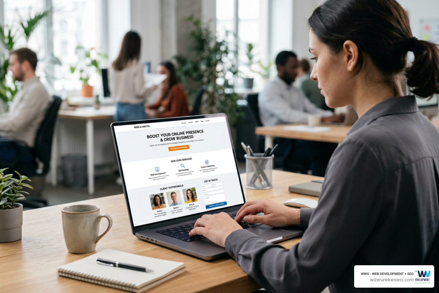 high-converting landing page layout showing contact form, social proof, and clear headings high-converting landing page layout showing contact form, social proof, and clear headings