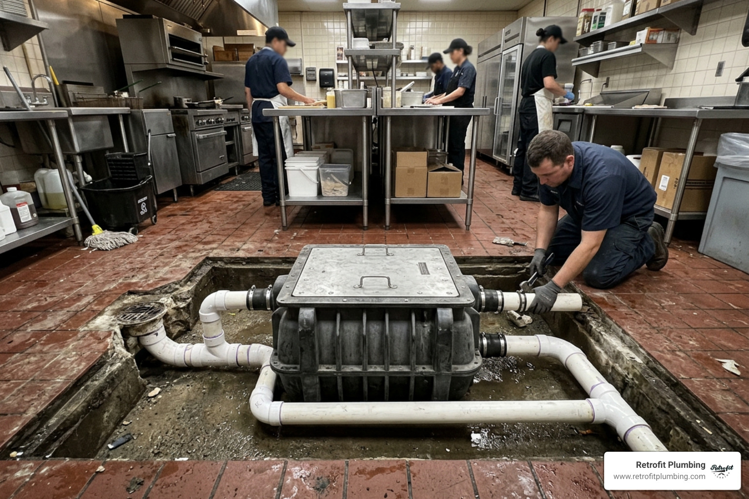 commercial grease interceptor installation commercial grease interceptor installation
