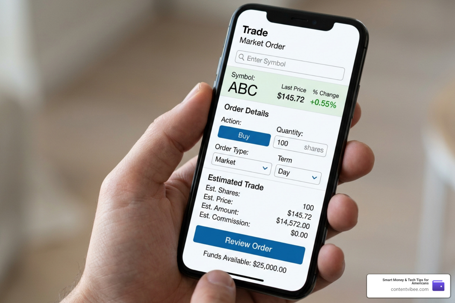 fidelity price per trade mobile trading app interface
