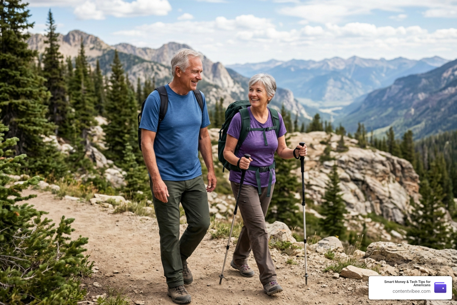 active senior couple