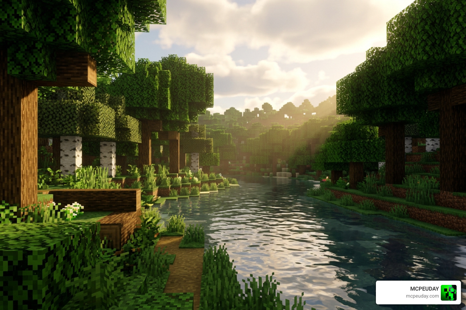 Better Vibrant Visuals Shader Minecraft enhanced graphics RenderDragon