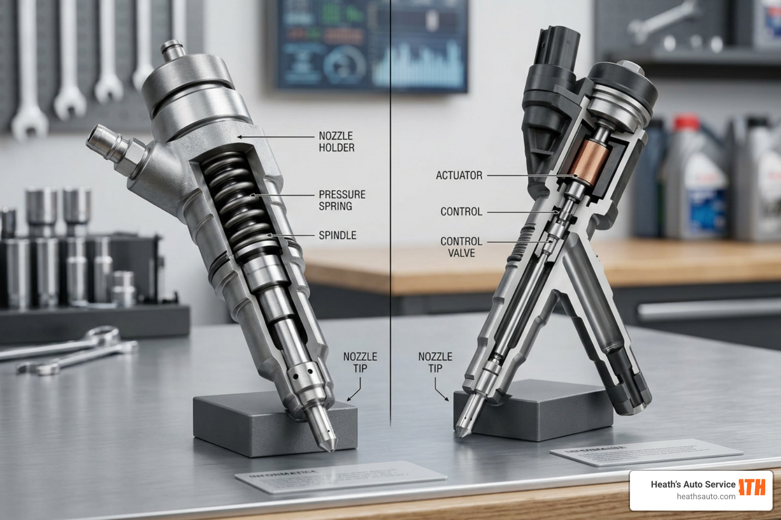 comparing mechanical injector and common rail injector comparing mechanical injector and common rail injector