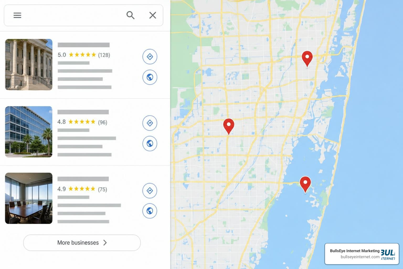 Local map pack optimization strategy for South Florida attorneys