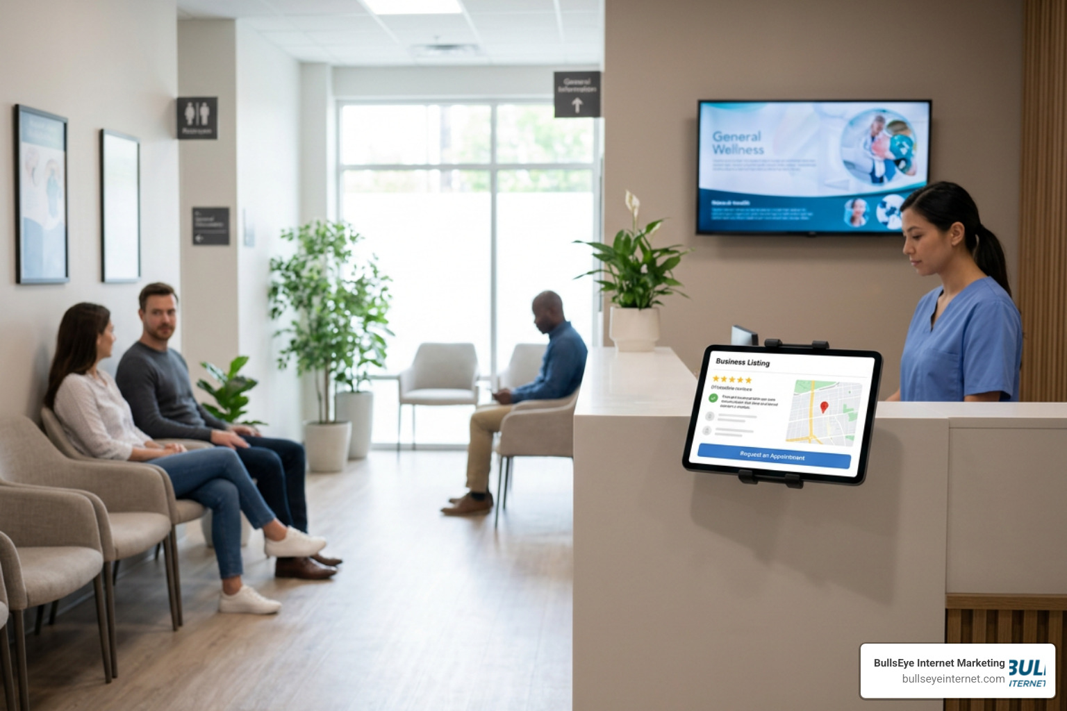 A fully optimized Google Business Profile for a dermatology practice showing high ratings, local address, and services list A fully optimized Google Business Profile for a dermatology practice showing high ratings, local address, and services list