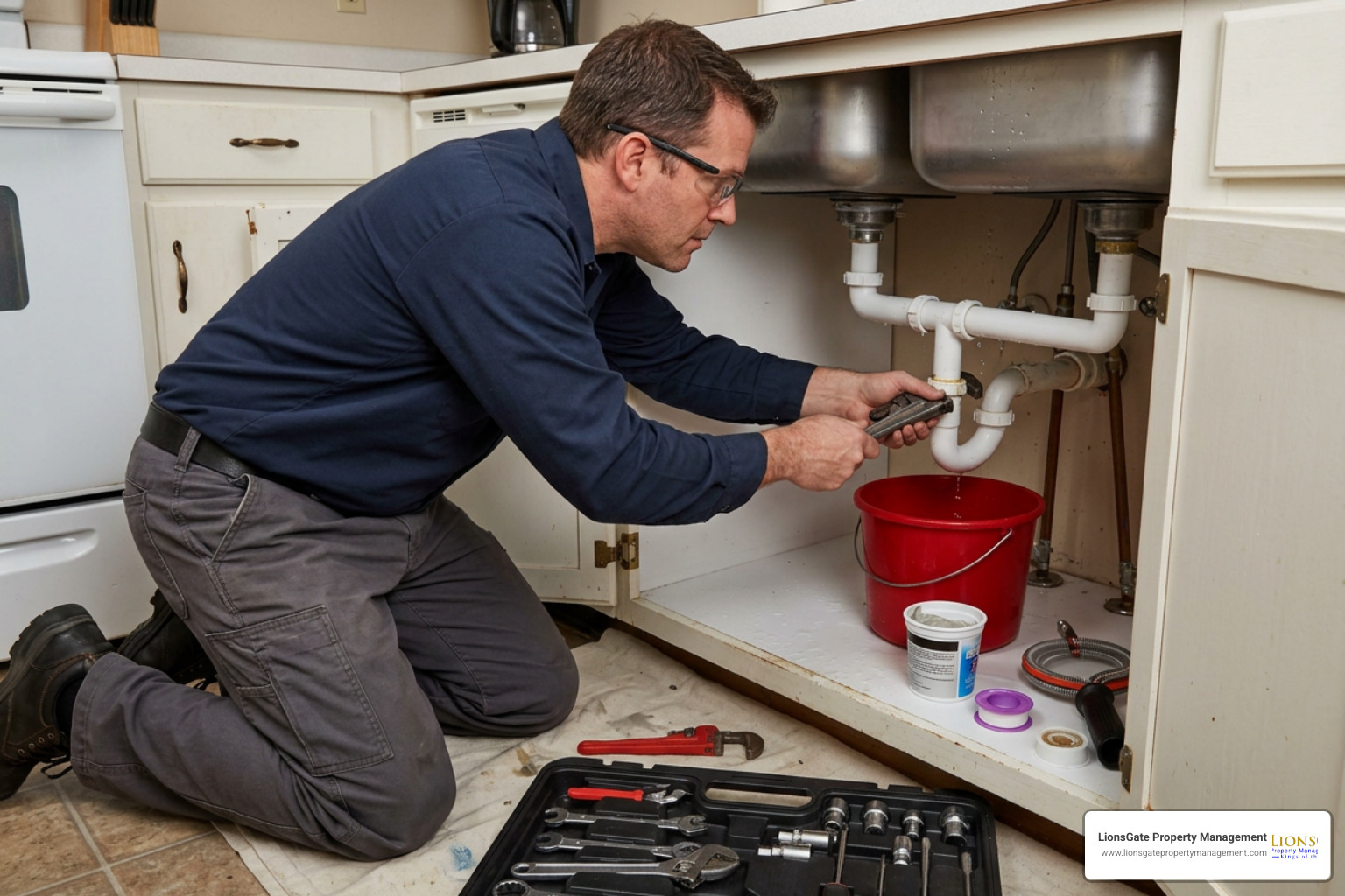 Property maintenance and emergency repairs being completed on a Pawtucket rental home Property maintenance and emergency repairs being completed on a Pawtucket rental home