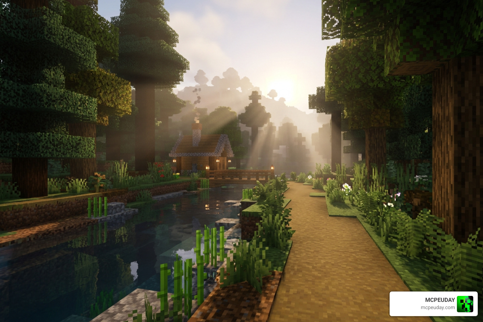 Monster Shader Minecraft Bedrock visual upgrade