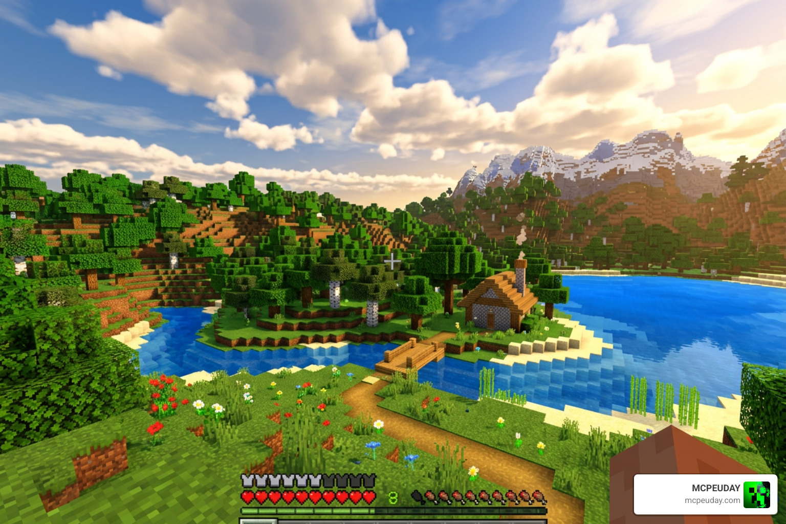 Vibrant Legacy Rewrite Shader Minecraft Bedrock gameplay