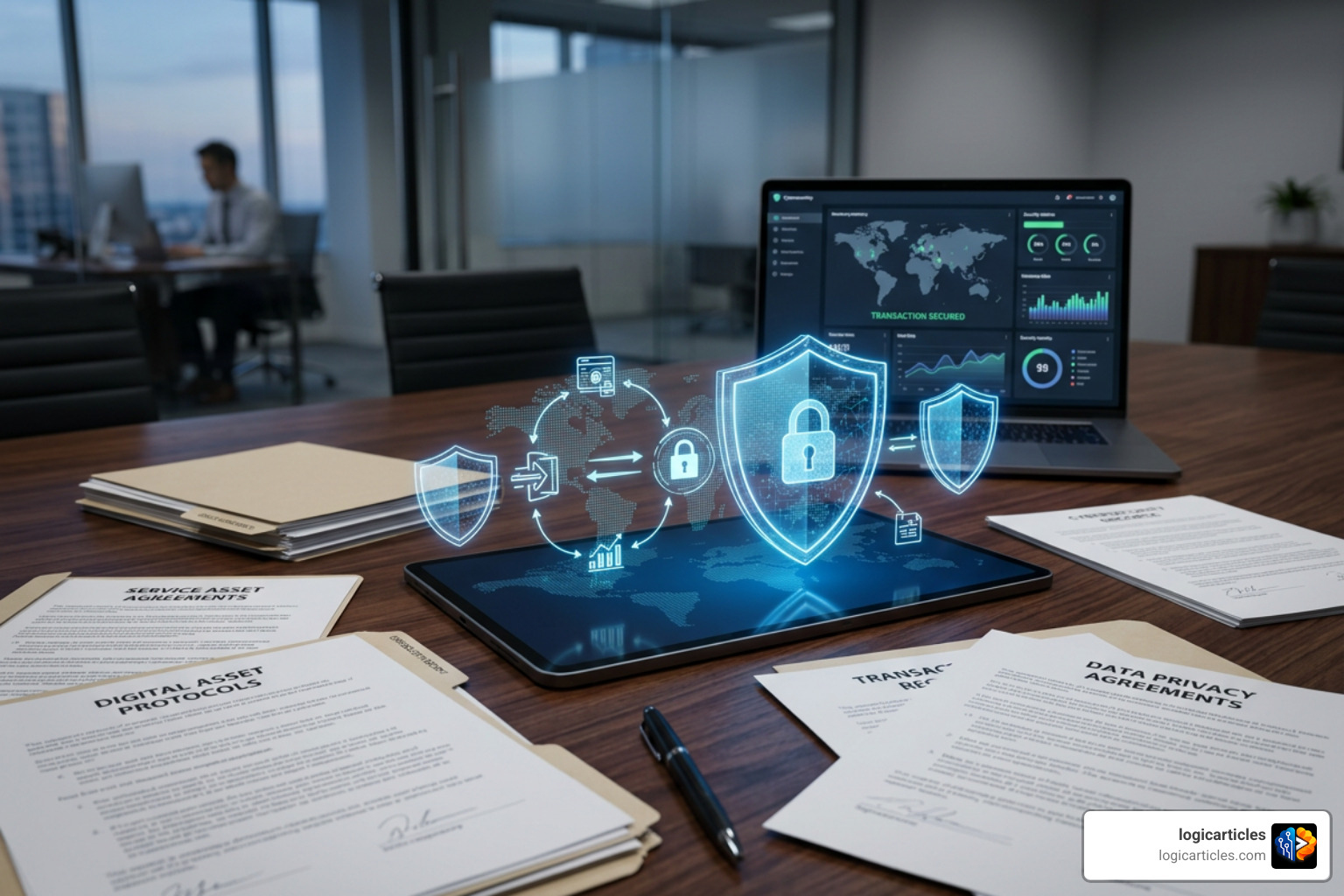 legal documents and cybersecurity shields protecting digital transactions legal documents and cybersecurity shields protecting digital transactions