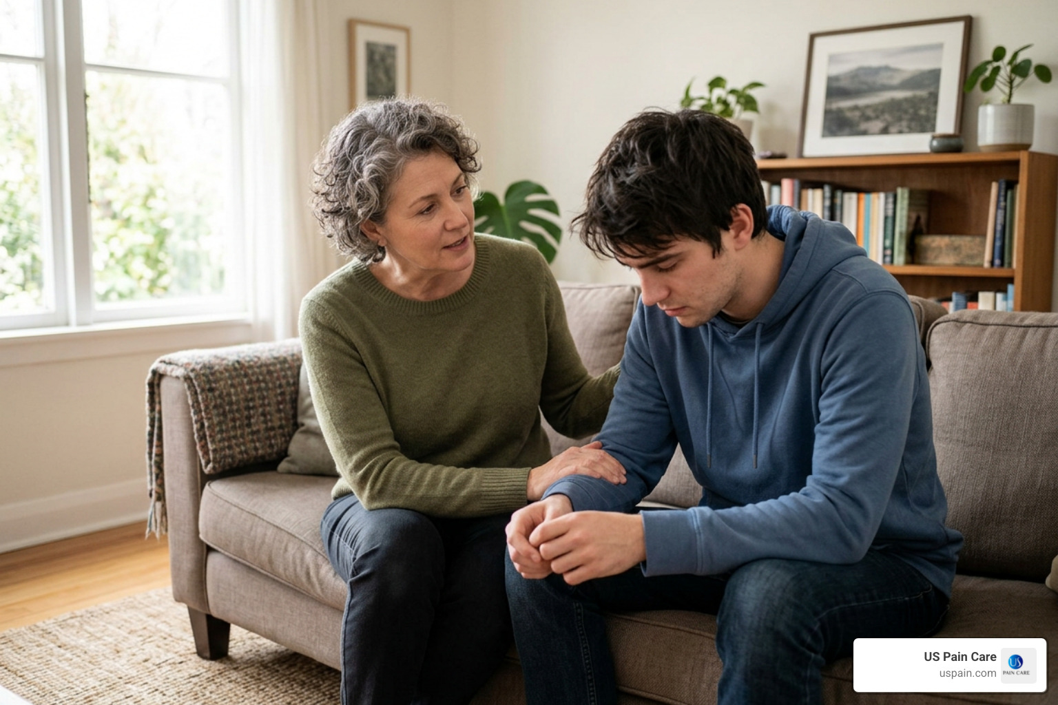 Calm crisis response and communication during relapse