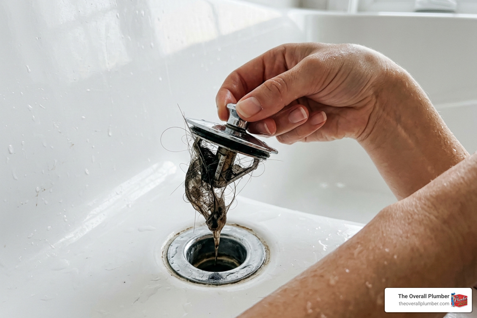 removing and cleaning a bathtub drain stopper removing and cleaning a bathtub drain stopper