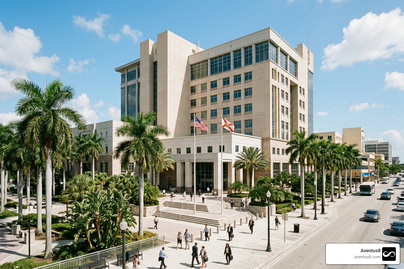 Broward County courthouse in Fort Lauderdale near Hollywood FL Broward County courthouse in Fort Lauderdale near Hollywood FL