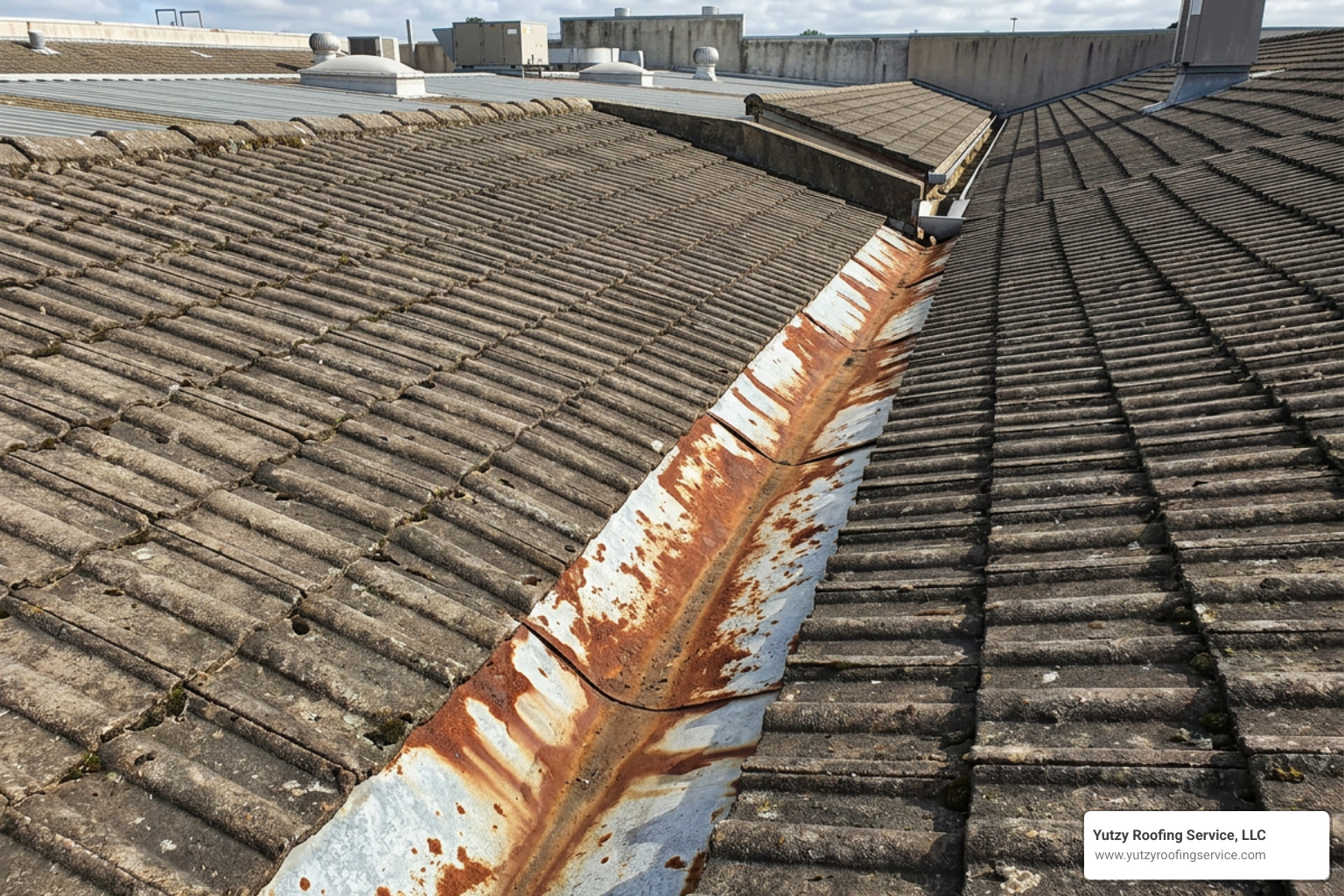 rusted commercial valley flashing rusted commercial valley flashing