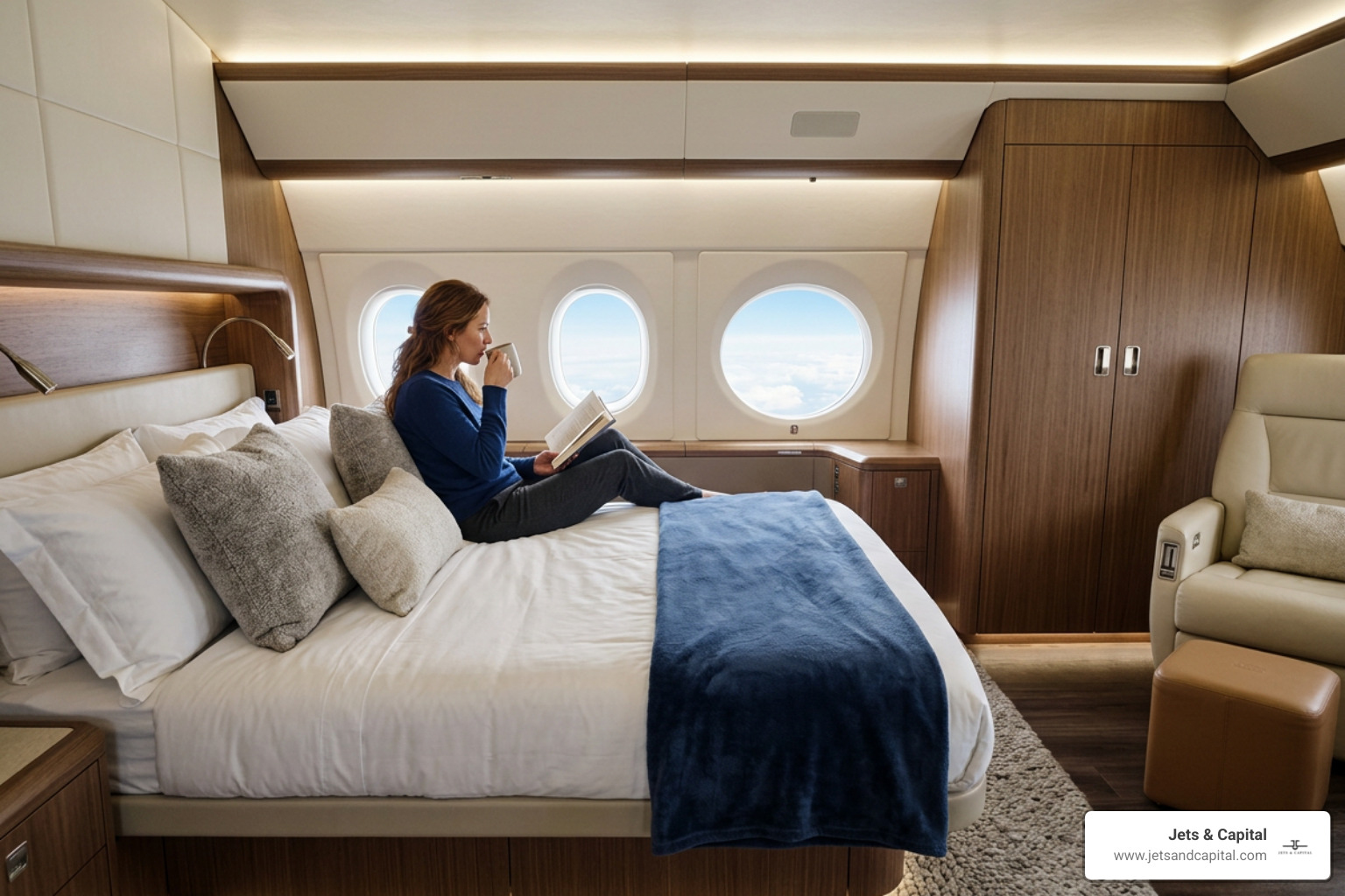 luxury jets with bedrooms