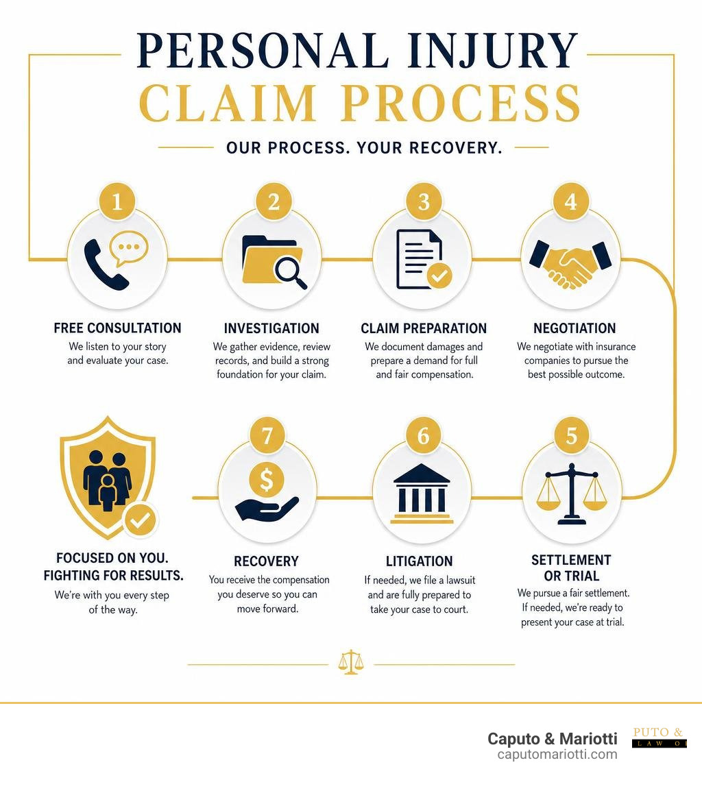 Caputo & Mariotti personal injury claim process timeline infographic infographic Caputo & Mariotti personal injury claim process timeline infographic infographic