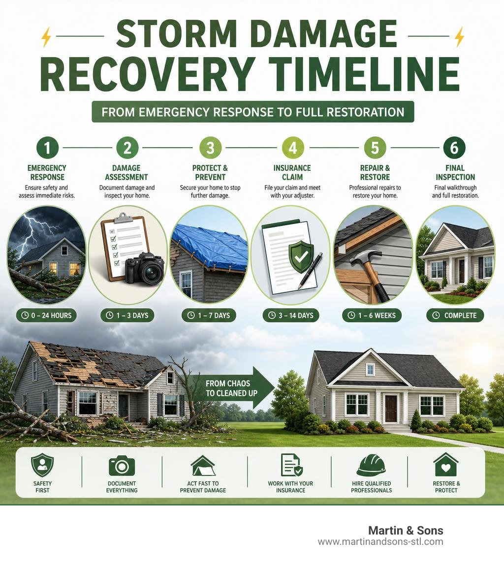Storm damage recovery timeline from emergency response to full restoration infographic infographic Storm damage recovery timeline from emergency response to full restoration infographic infographic