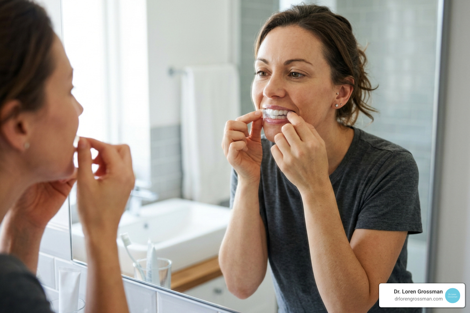Applying whitening strips safely at home Applying whitening strips safely at home