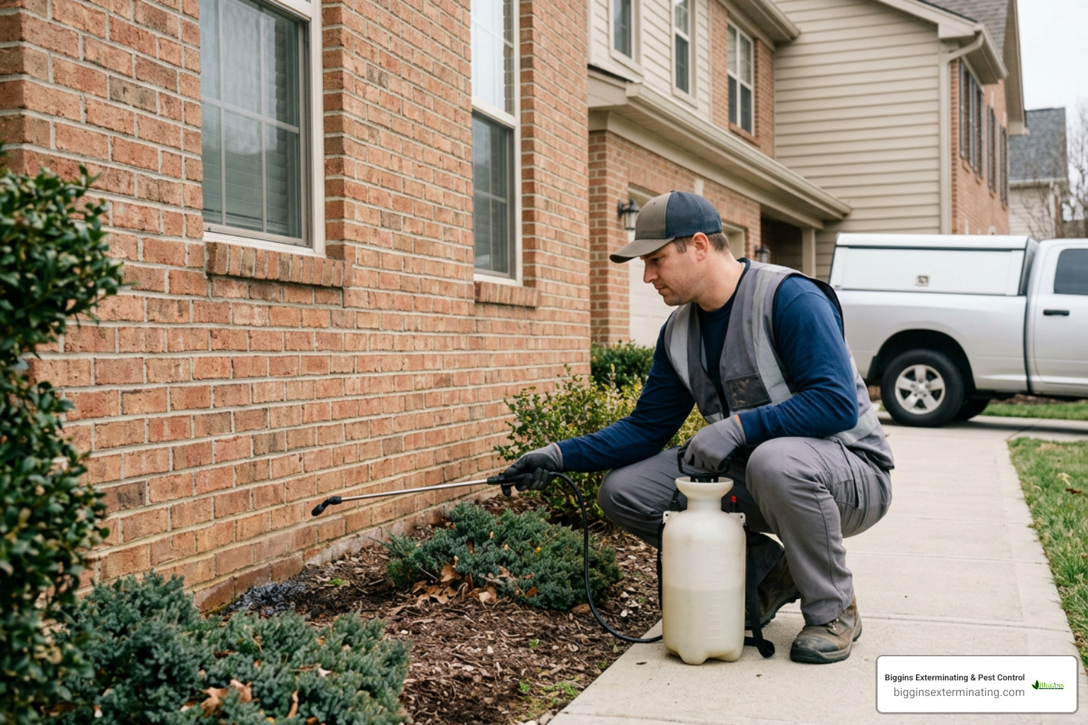professional pest control treatment