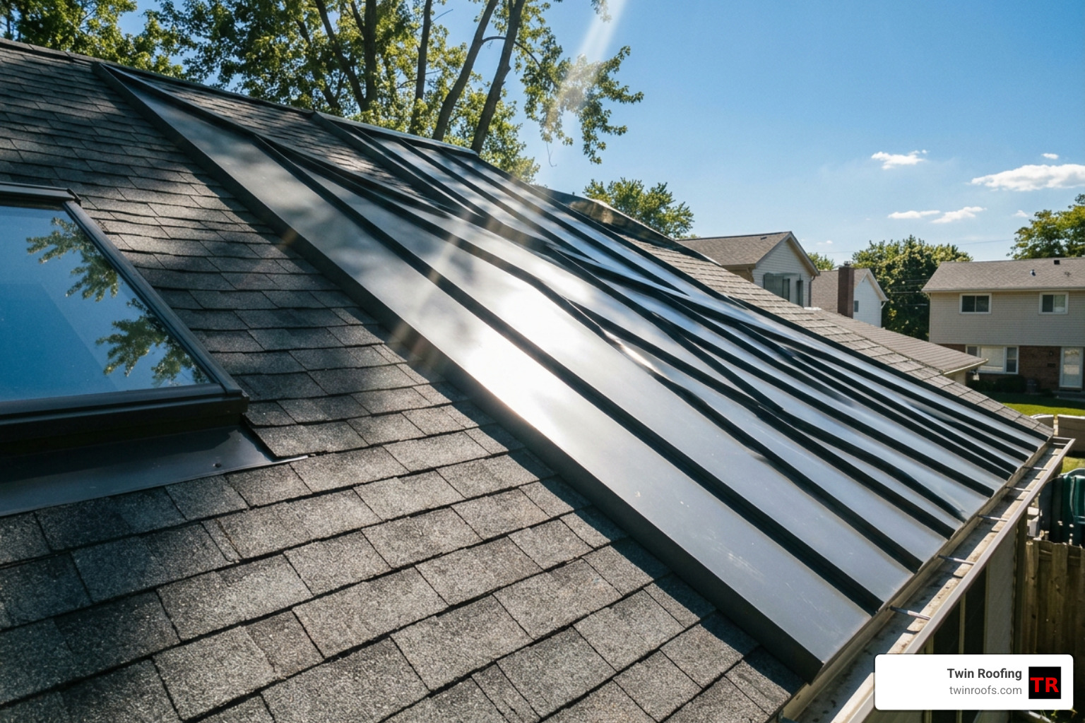 solar radiation hitting a roof surface solar radiation hitting a roof surface