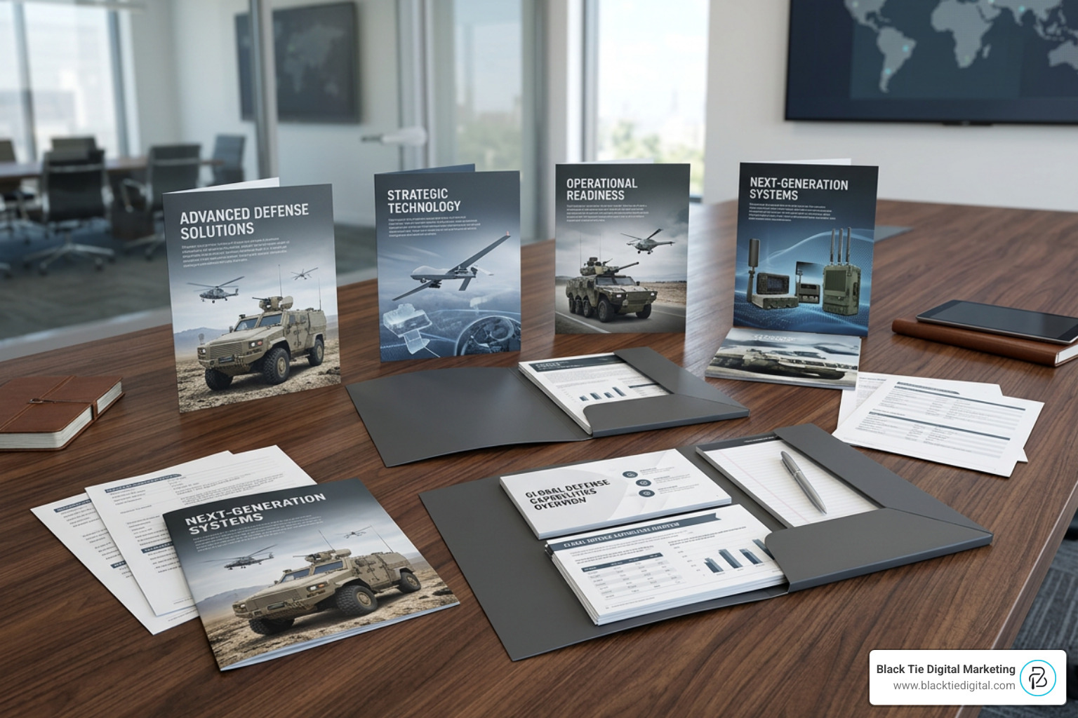 professional marketing materials for a defense brand professional marketing materials for a defense brand