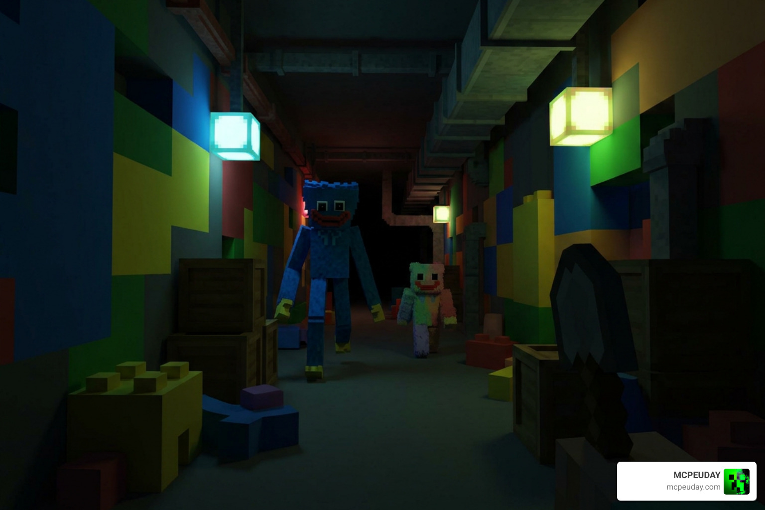 Poppy Playtime mobs in Minecraft