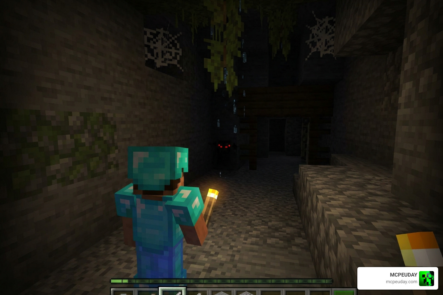 I heard it too Addon Minecraft horror Bedrock Edition gameplay