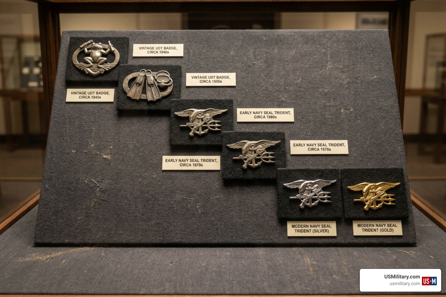 Historical UDT and Navy SEAL insignia development