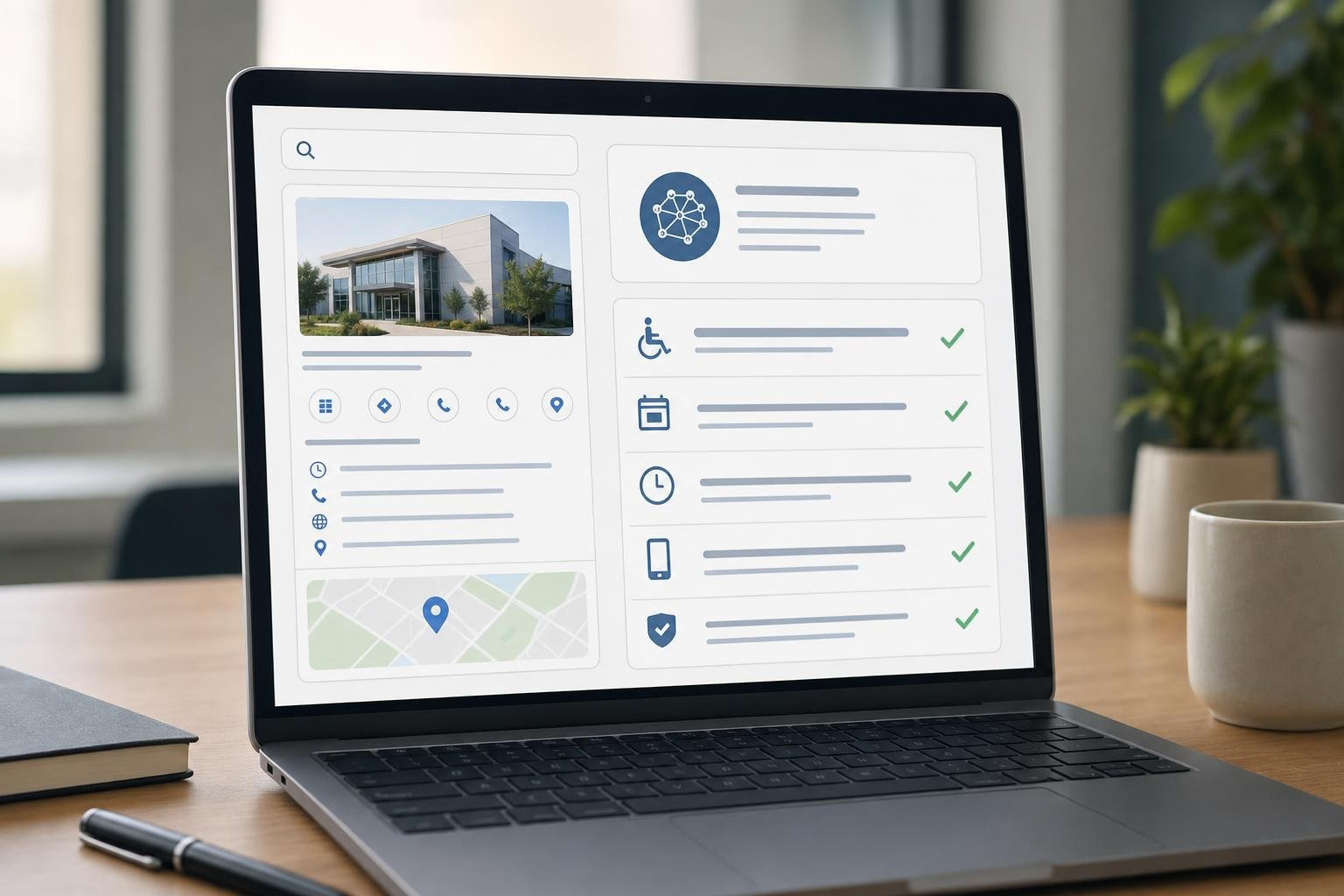 AI search engines pulling structured attribute data from a Google Business Profile