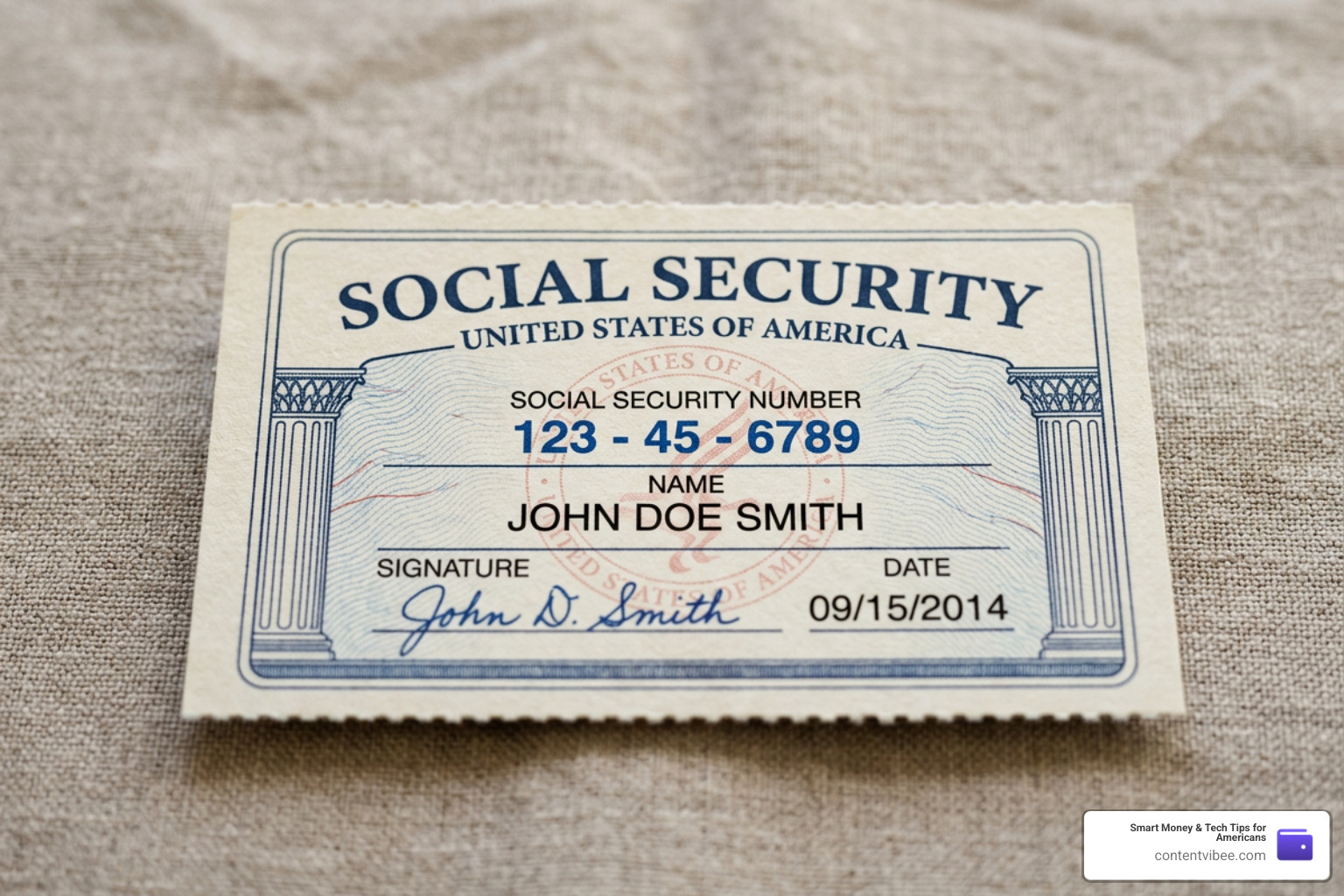 Social Security card Social Security card