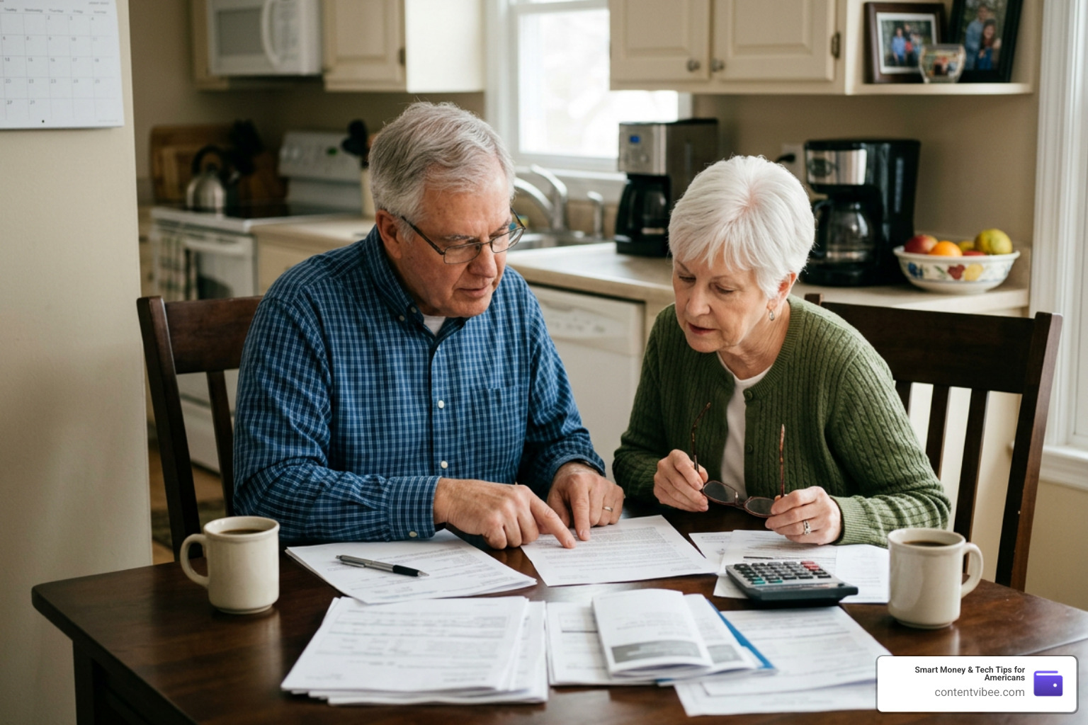 Senior couple planning retirement Senior couple planning retirement