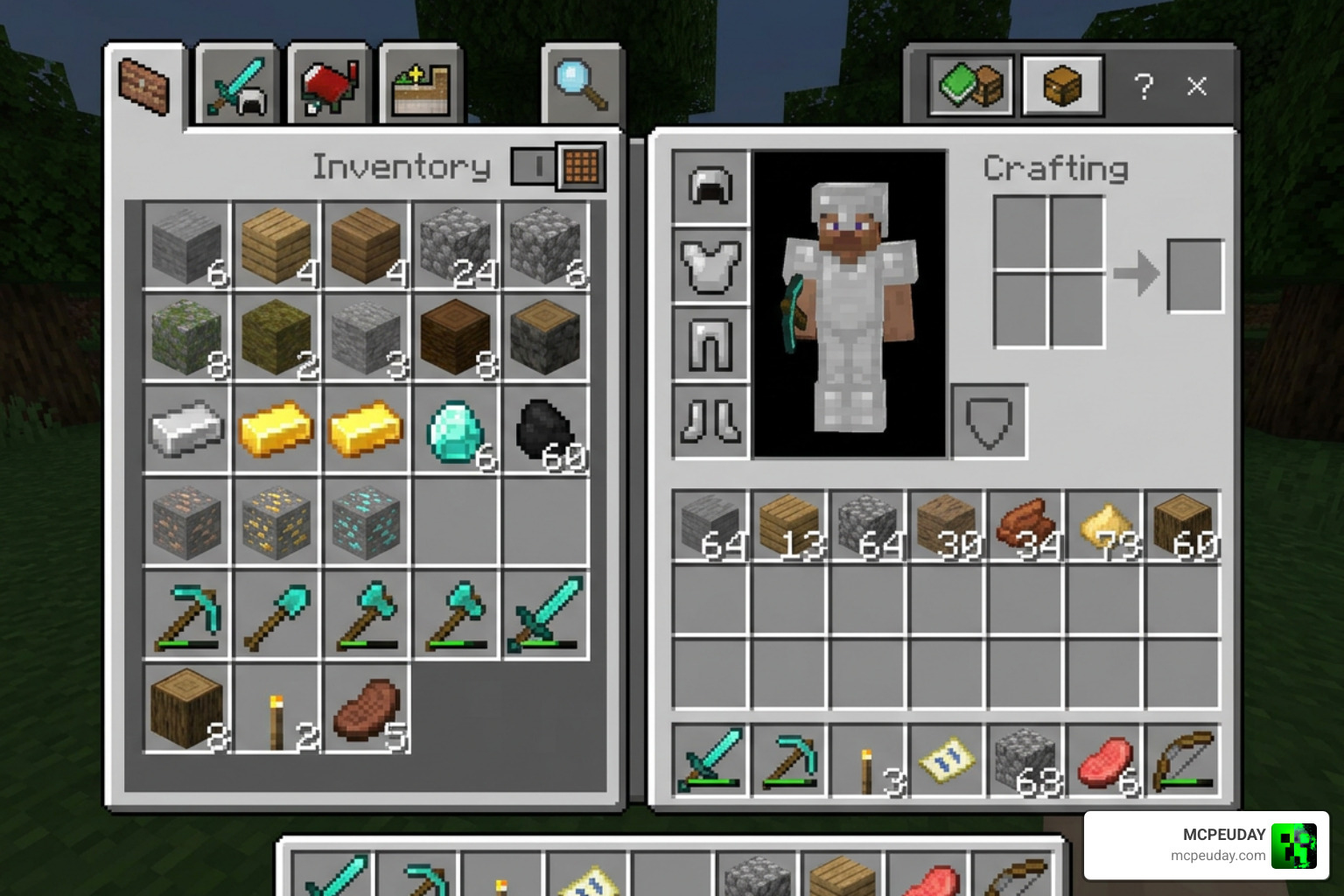 Better Inventory Pack Minecraft inventory screen