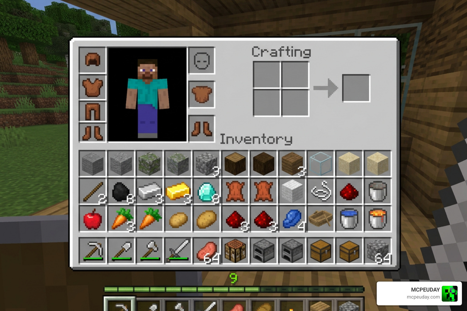 Utility Inventory Pack Minecraft Bedrock inventory management