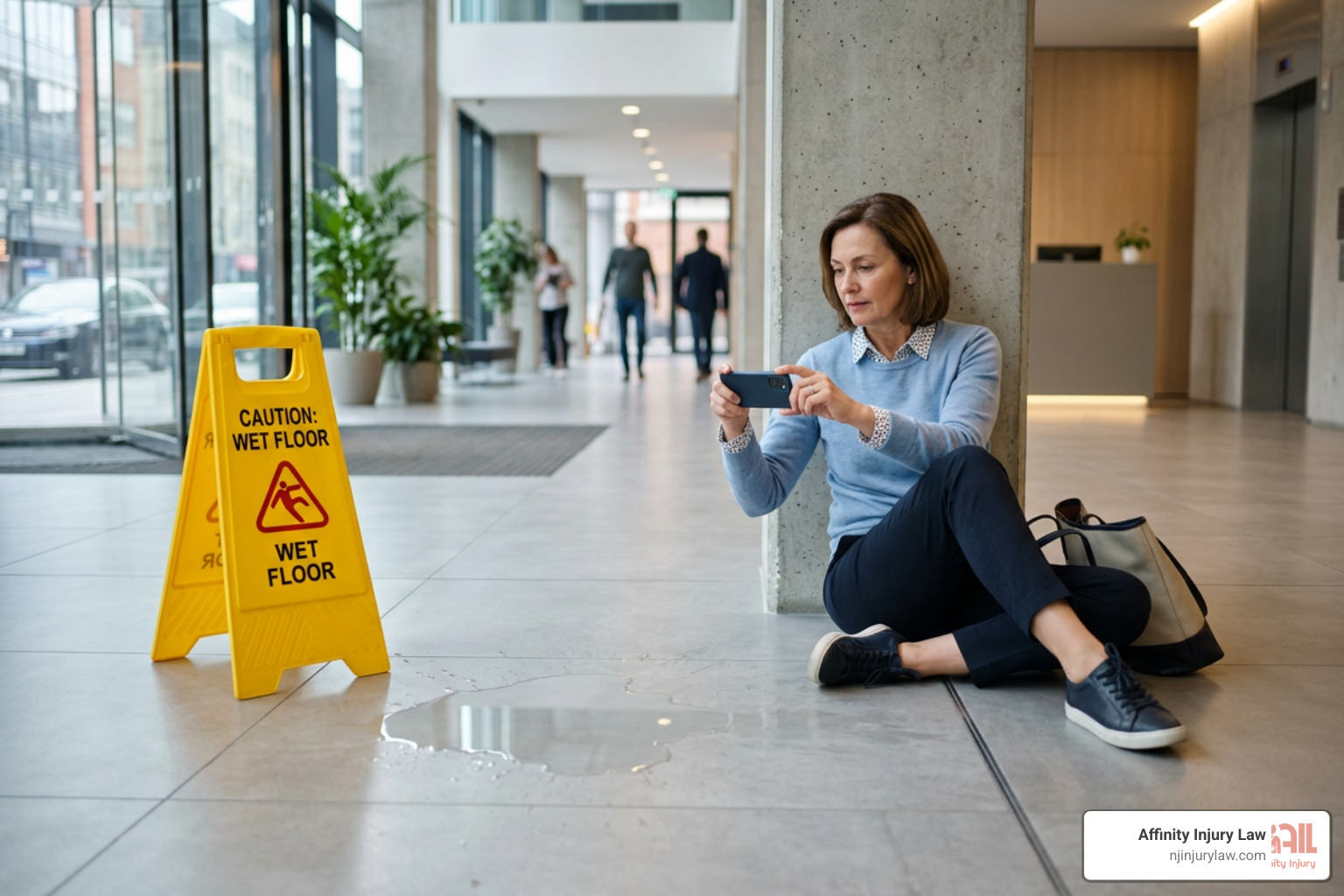 documenting evidence after a slip and fall accident