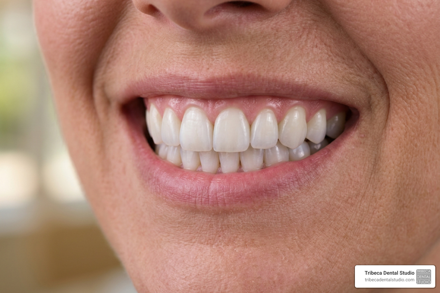 A natural-looking smile restoration using cosmetic dental porcelain
