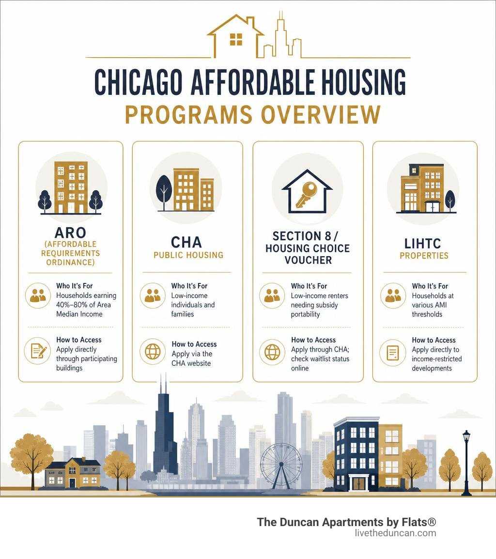 Chicago housing programs overview infographic infographic Chicago housing programs overview infographic infographic