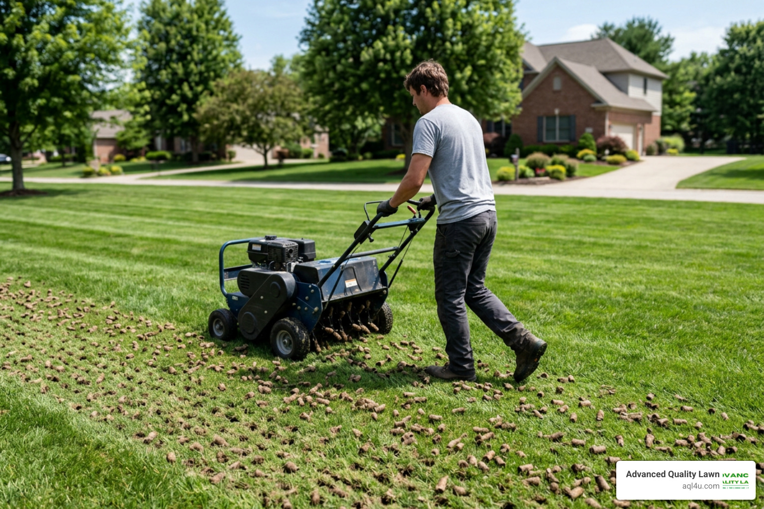 lawn core aeration process lawn core aeration process