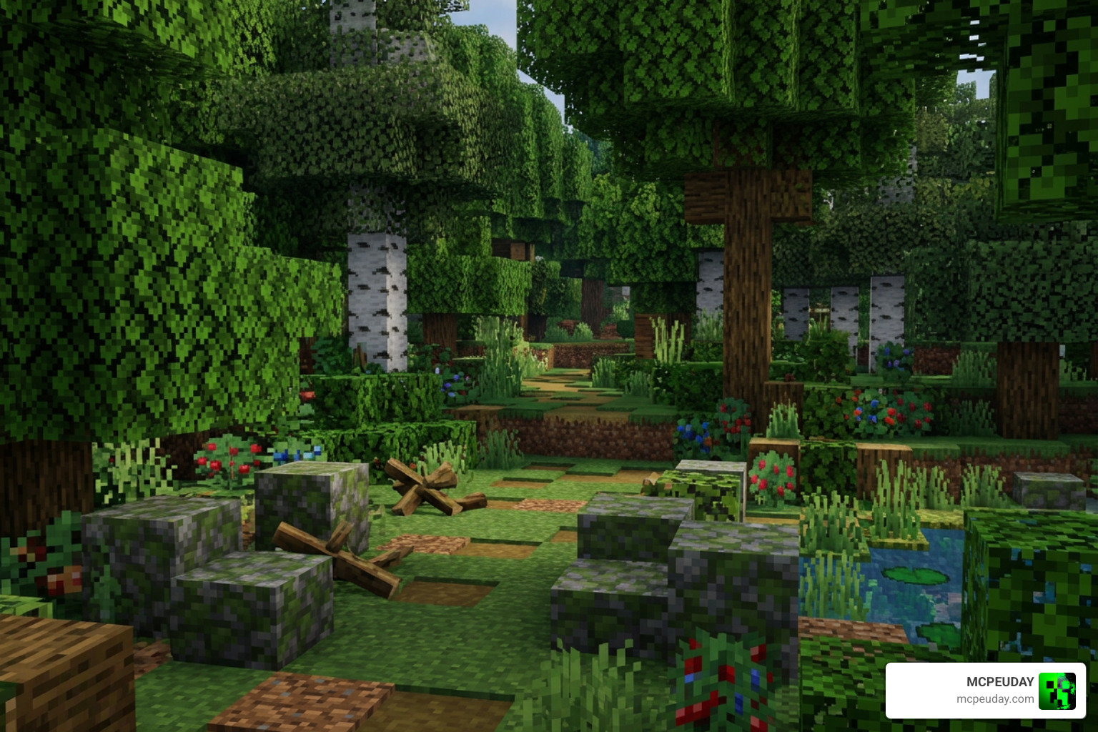 Stunning custom biome and foliage generation from the addon