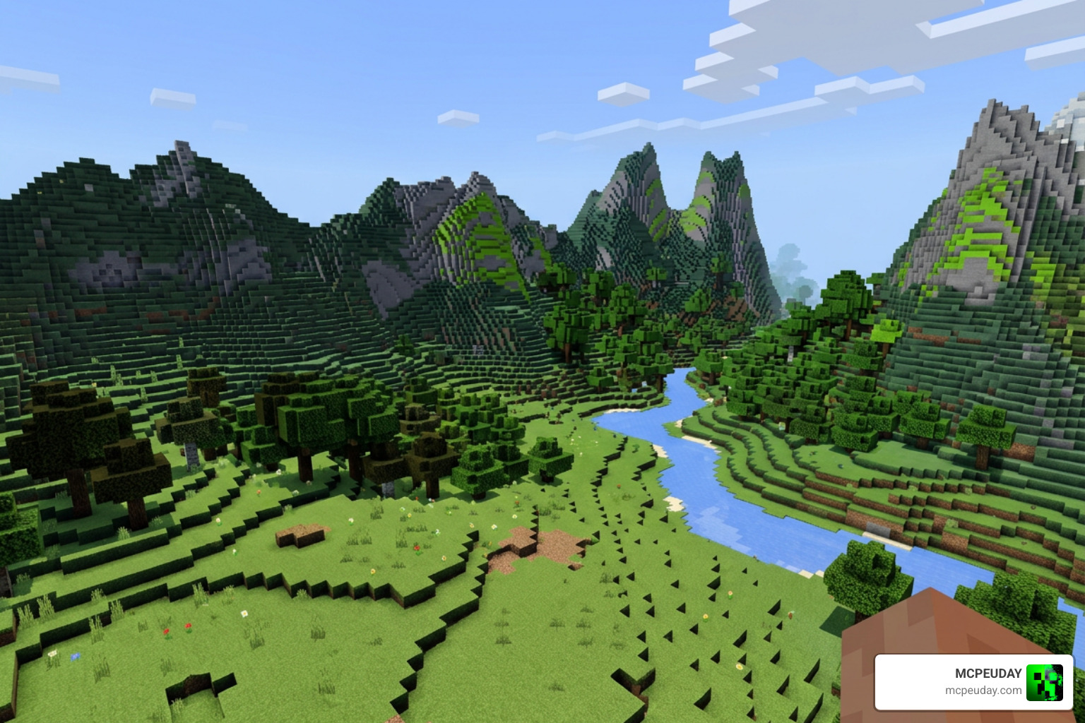 Dynamic HUD Addon Minecraft gameplay clean screen