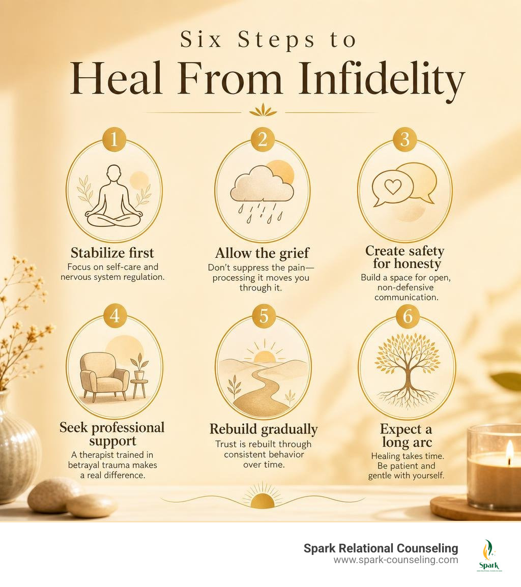 luxury warm elegant infographic showing six steps to heal from infidelity infographic luxury warm elegant infographic showing six steps to heal from infidelity infographic