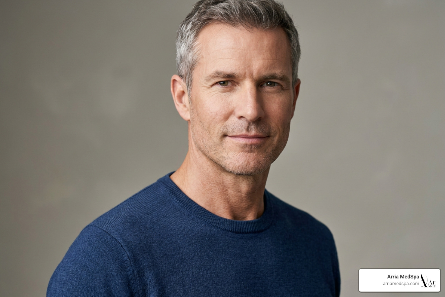 Man Showing A Sharp, Defined Jawline After Submental Fat Freezing