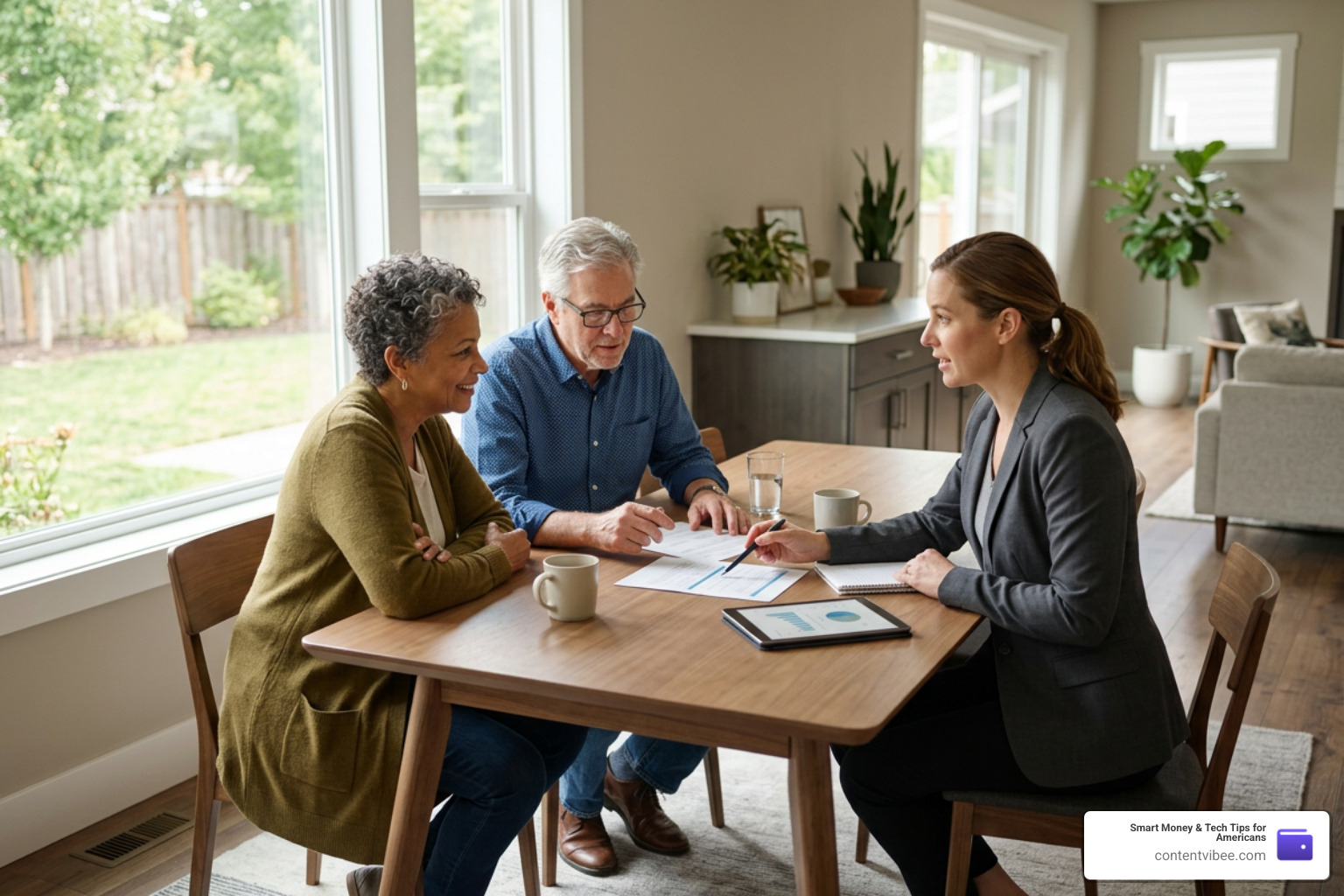 Retiree discussing financial plan with advisor