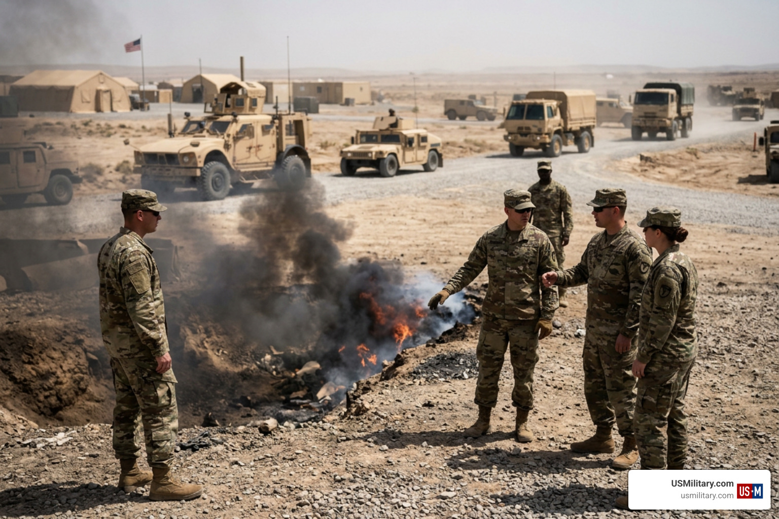 military service members in Southwest Asia near active burn pit hazards military service members in Southwest Asia near active burn pit hazards