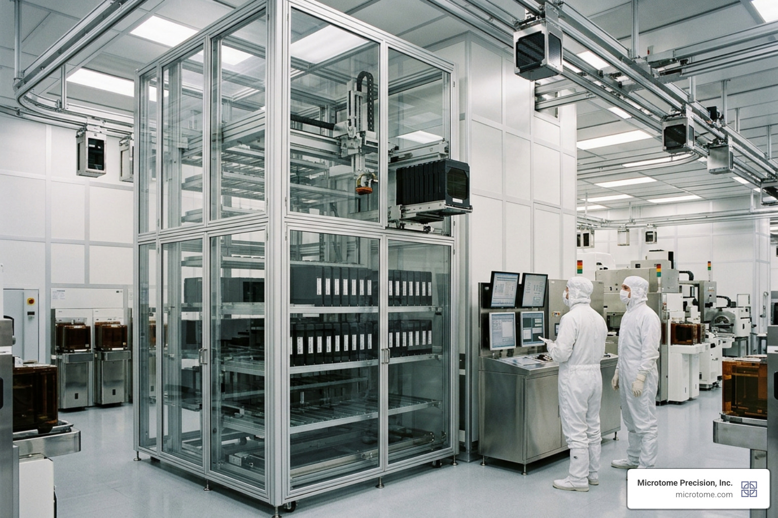 Automated storage retrieval system for multi-reticle cassettes in a semiconductor fab Automated storage retrieval system for multi-reticle cassettes in a semiconductor fab