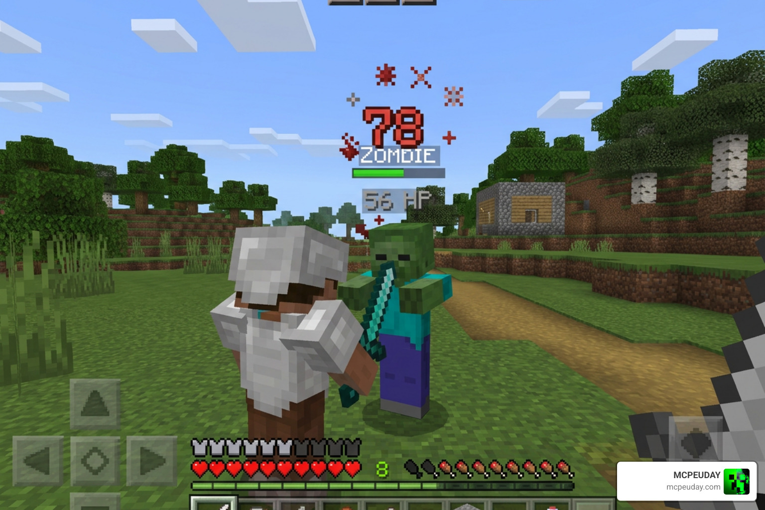 Damage Indicator Addon Minecraft floating damage numbers RPG combat