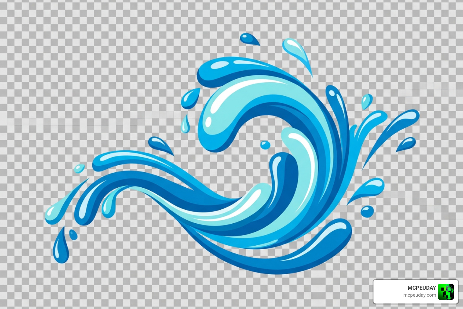 2D vector water splash graphic design asset 2D vector water splash graphic design asset