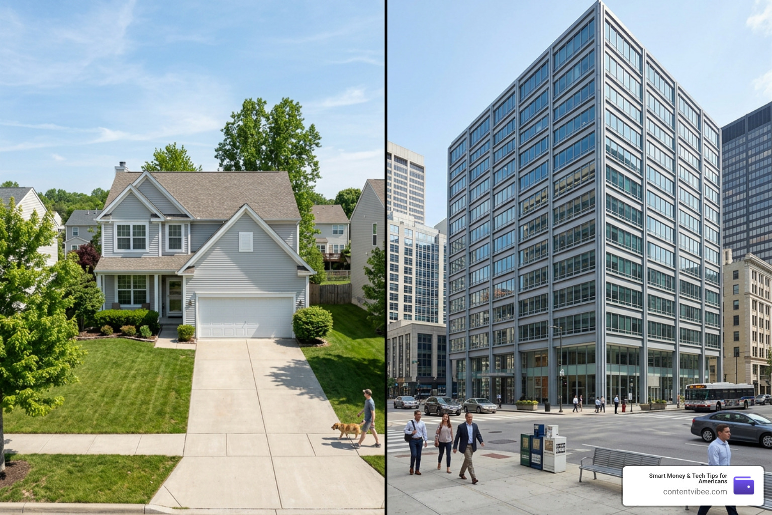 comparing commercial and residential properties