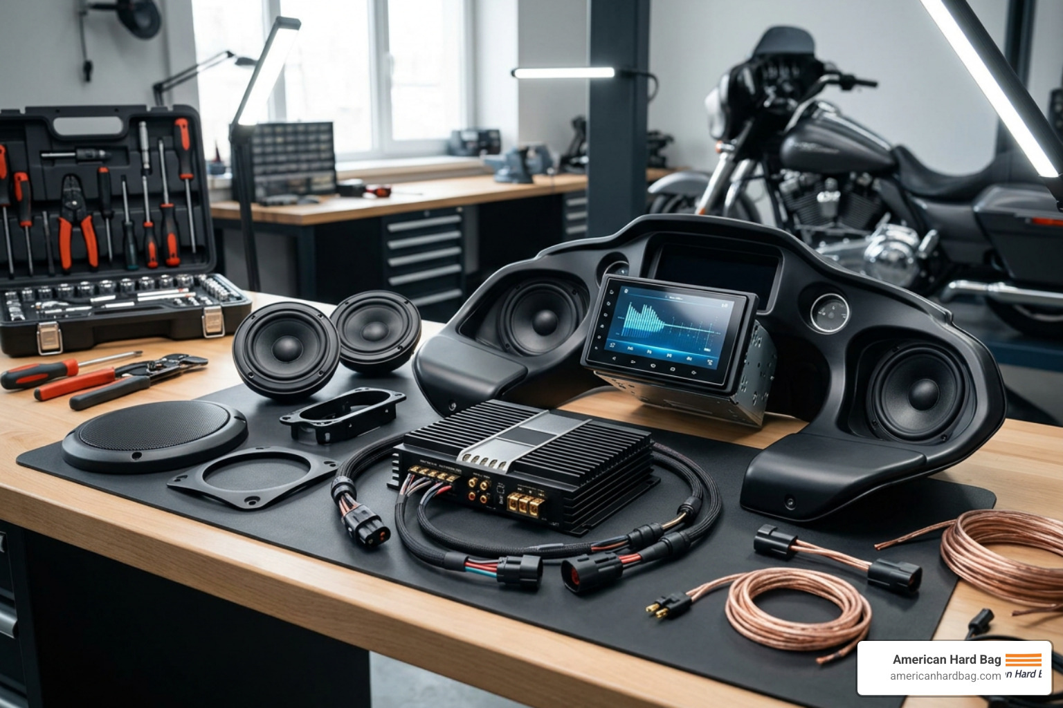 high-power motorcycle amplifier