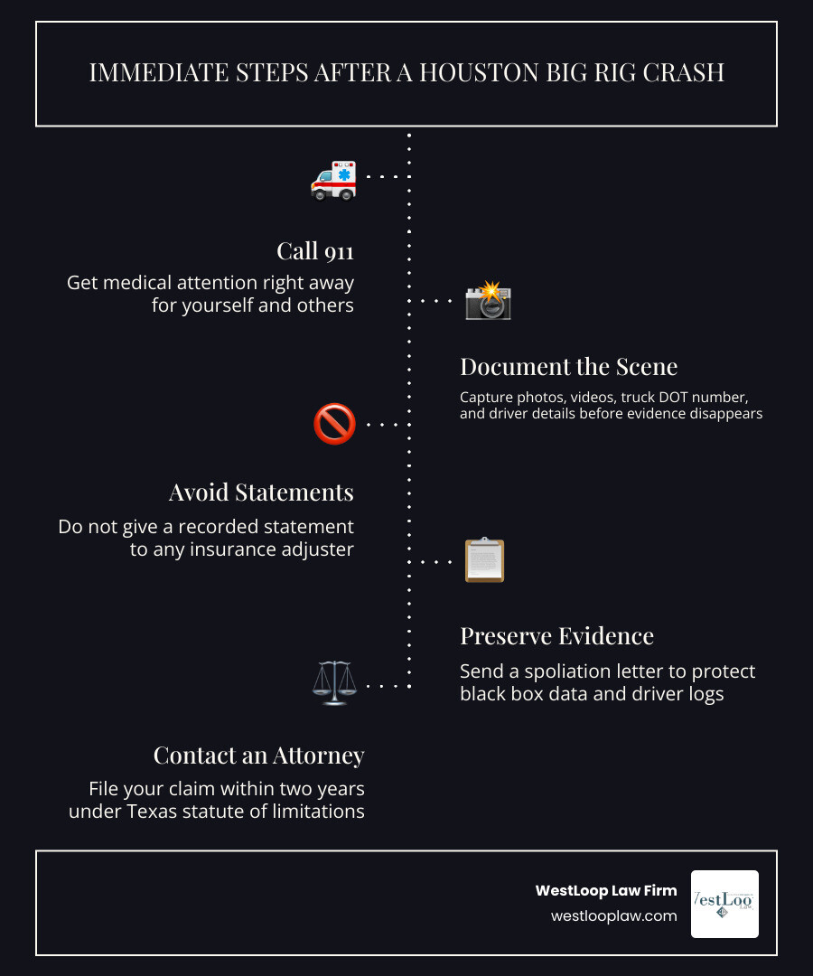 7 steps to file a Houston big rig accident claim infographic infographic 7 steps to file a Houston big rig accident claim infographic infographic