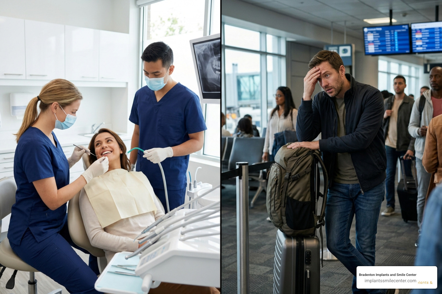 Comparison of domestic dental implant care versus international dental tourism risks Comparison of domestic dental implant care versus international dental tourism risks