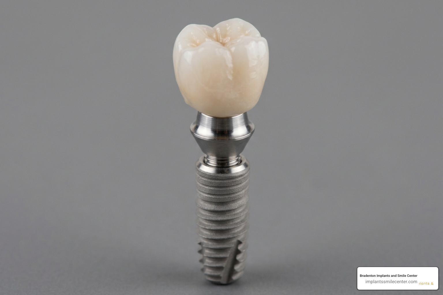 dental implant components titanium post abutment crown